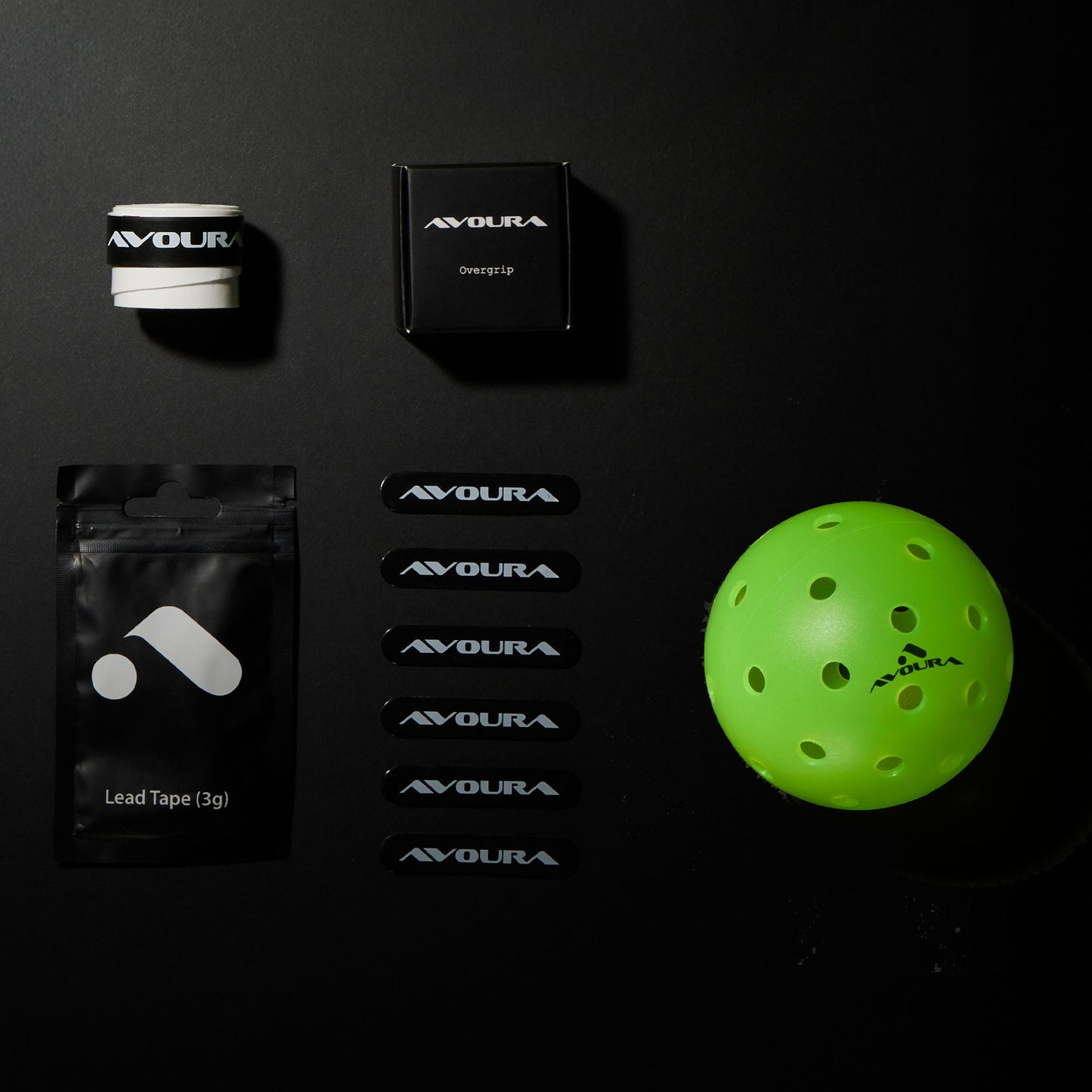 Customization Kit - Weighted Lead Tape • Overgrip • Pickleball Ball